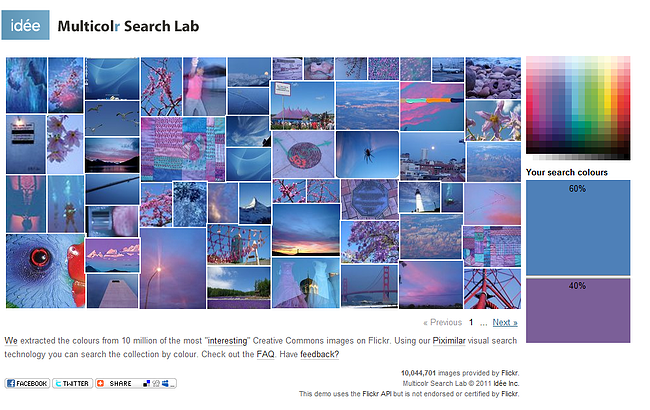 Encontre fotos com a cor que você quer com o Multicolr Search Lab