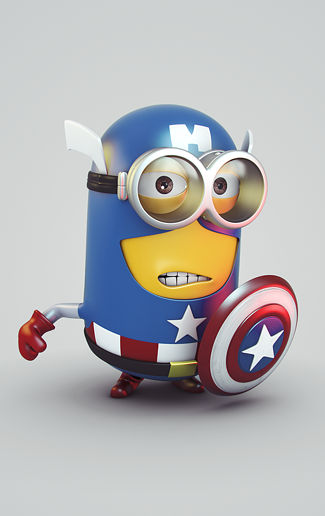 Captain Minion, por Wagner Souza