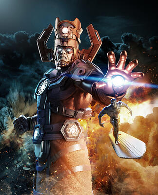 Galactus em 3D por Jorge Pepelife